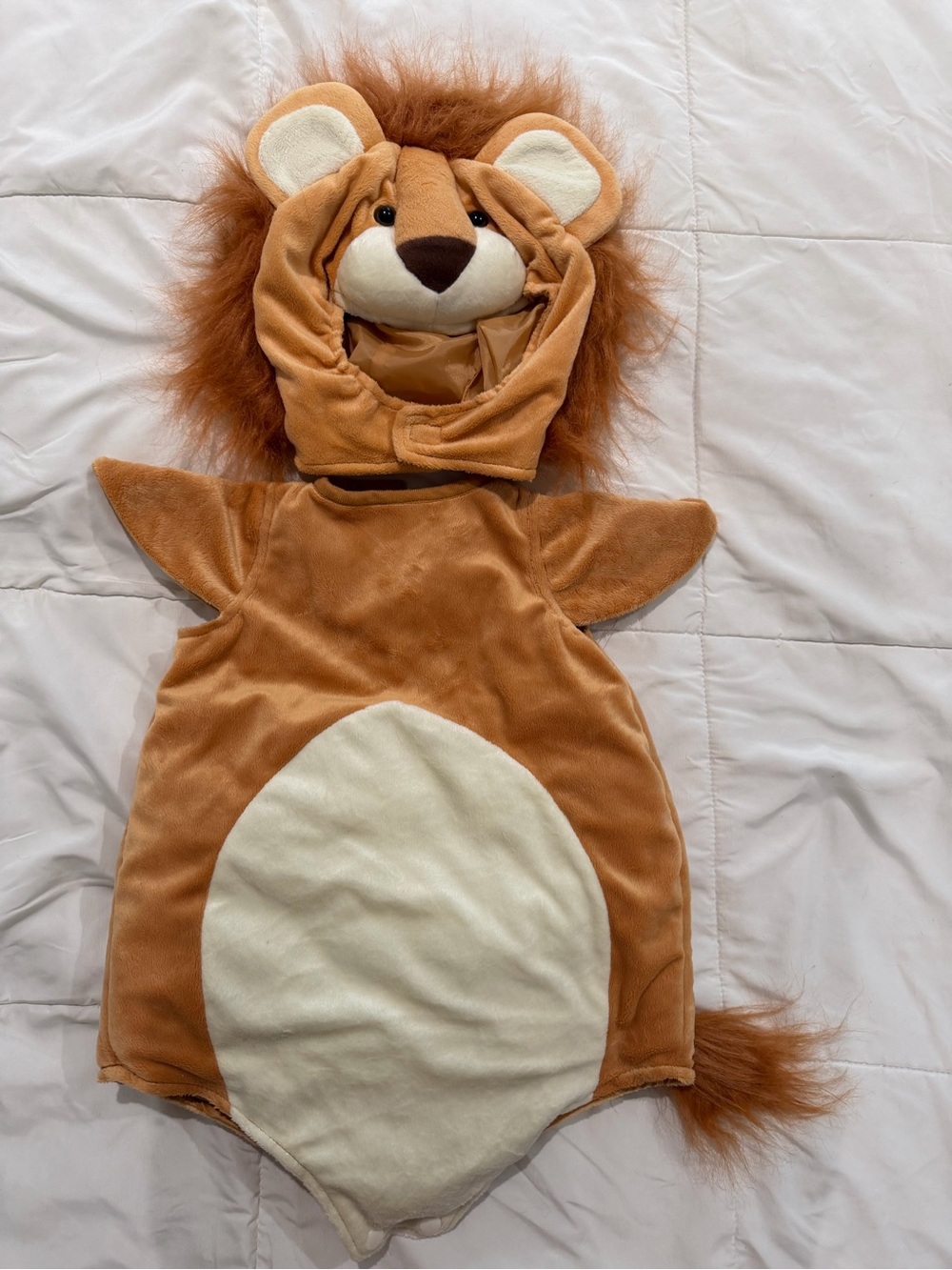 Kids Brown Lion Costume with Hood